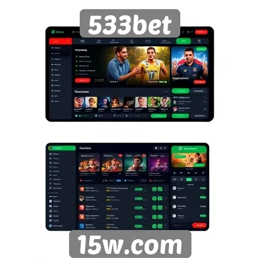 Interface do usuário do site 533bet é intuitiva